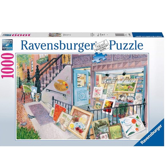 New sealed Ravensburger 1000pcs Adult Puzzle-Art Gallery by Kleine Kunstgalerie - Picture 1 of 16